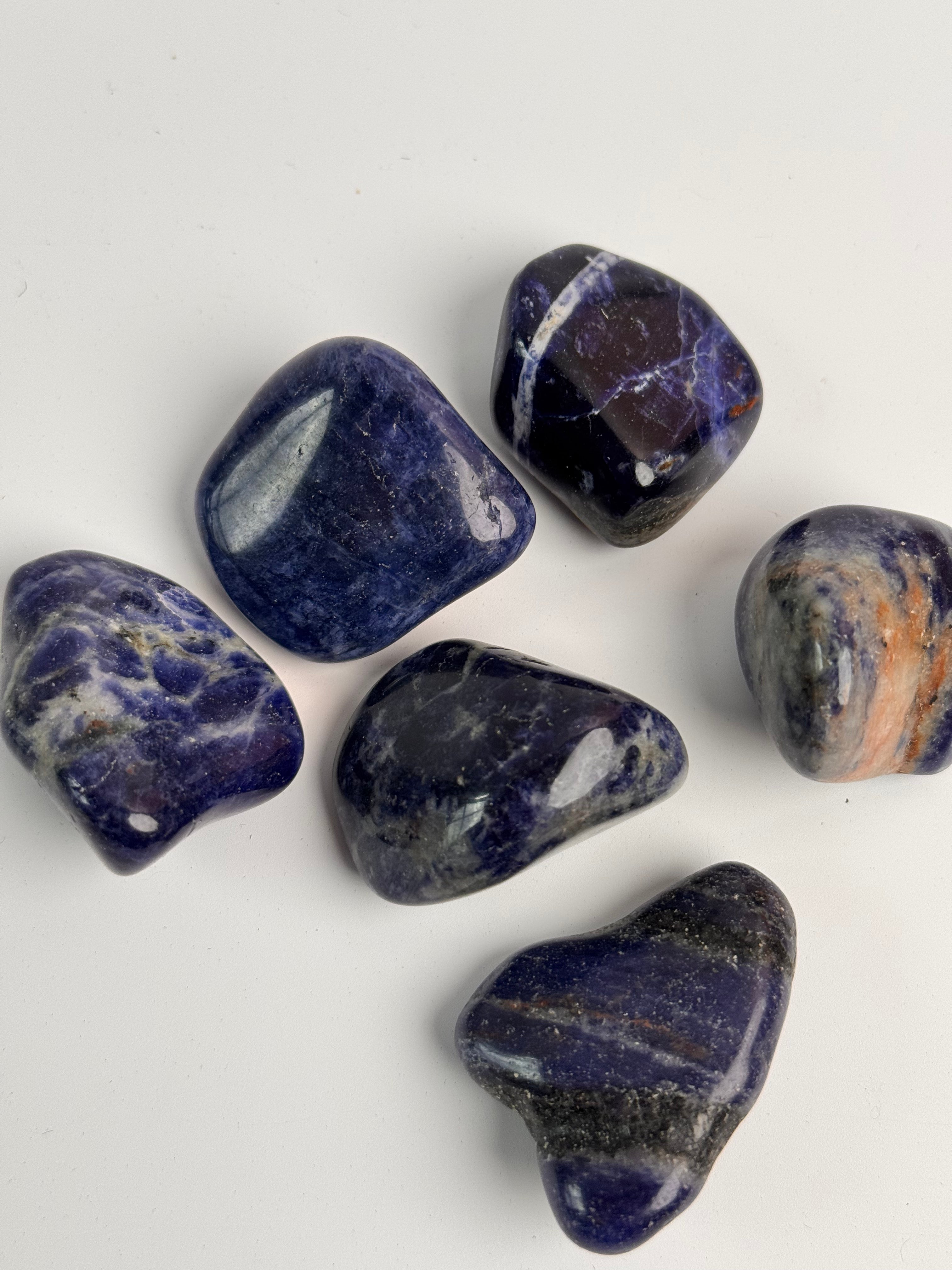 Sodalite Pure Blue getrommeld
