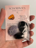 Setje edelstenen Schorpioen