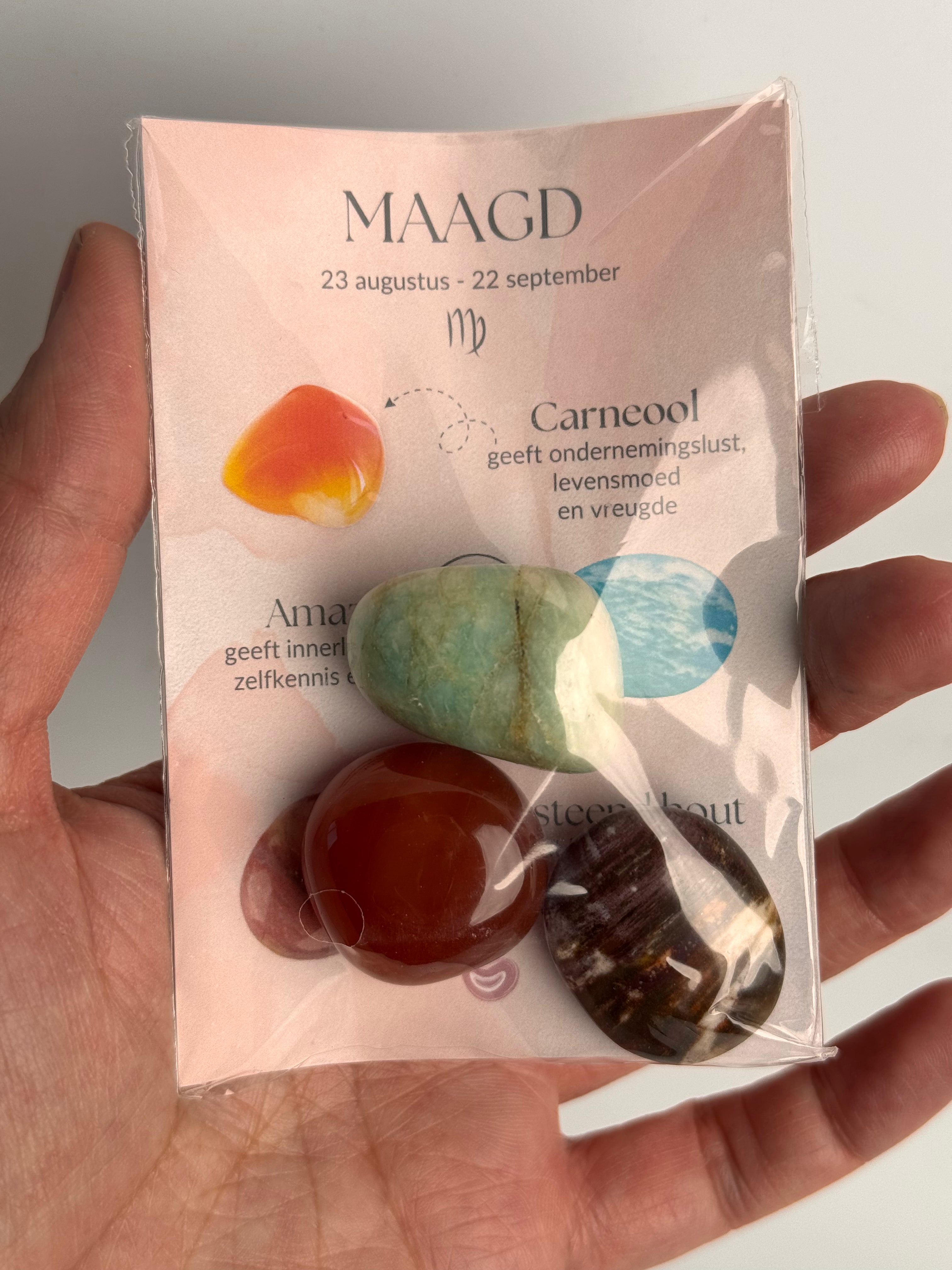 Setje edelstenen Maagd