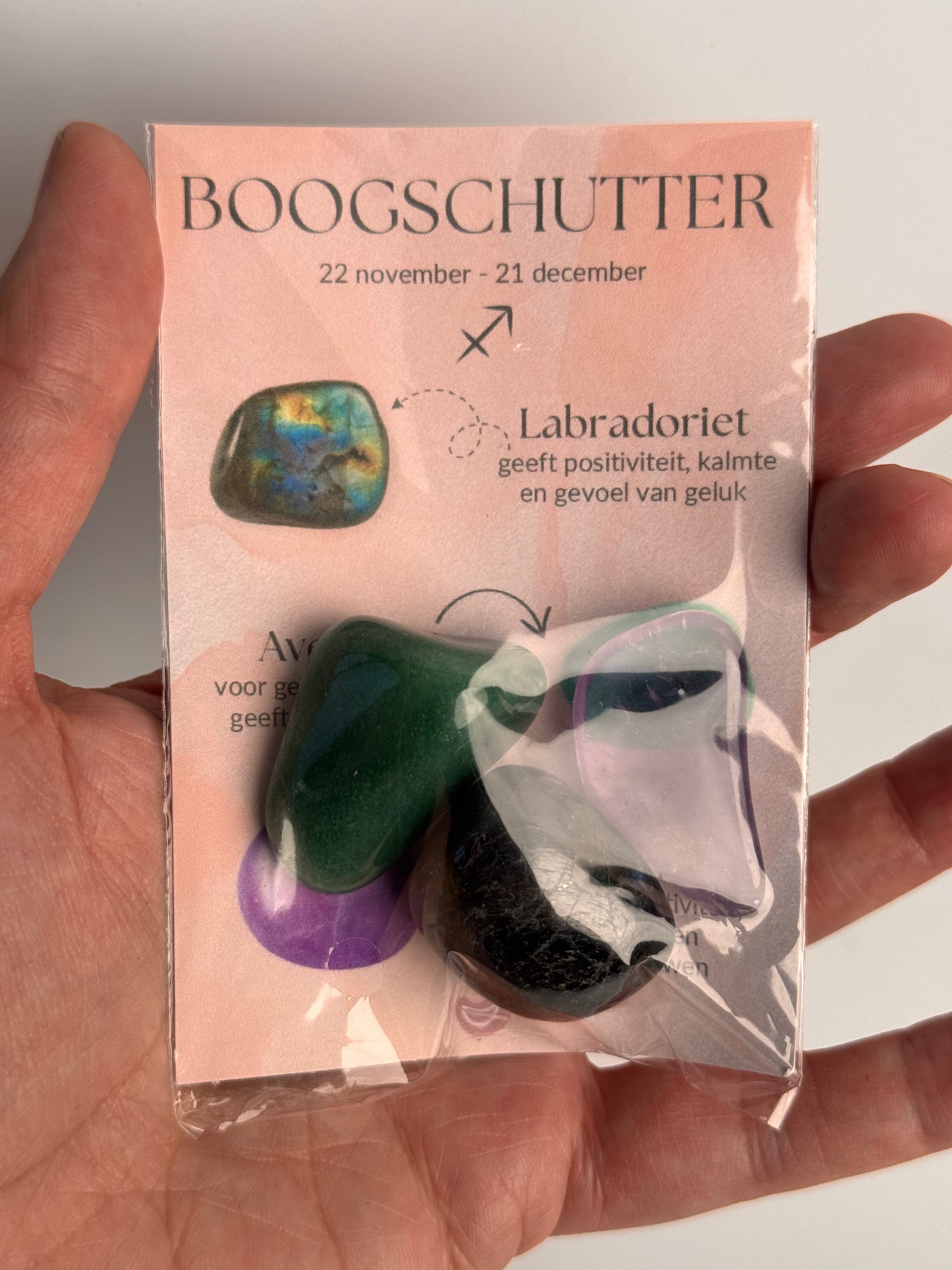 Setje edelstenen Boogschutter