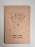Wenskaart Everything is energy (minikaart)